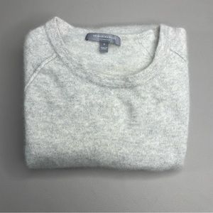 NEIMAN MARCUS Sweater Womens Small Cashmere Collection Pullover Long Sleeve Gray